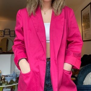 Oversized Vintage Pink Blazer